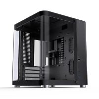 carcasa jonsbo tk-1 20 mini torre negra cristal templado itxmicro atx gaming