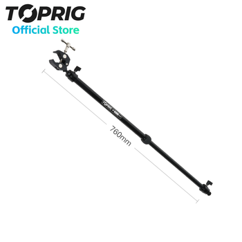 Toprig-Barra de soporte para cámara de vídeo, sistema estabilizador DSLR, accesorio para trípode