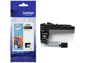 Cartucho de tinta - Brother LC424, ISO/IEC 24711, 750 páginas, Negro