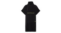 speedo toalla poncho adulto negro amarillo