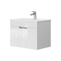 conjunto de muebles de bano stefanie 2 partes armario bajo 60 cm vicco
