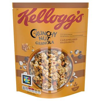 Kelloggs Crunchy Nut Glorious Oat Granola Caramelised Hazelnuts