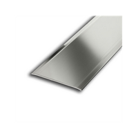 pack 10 unidadestransicion aluminio dos alas - 56mm  56mm anch 3mm alt 1m larg adhesivo