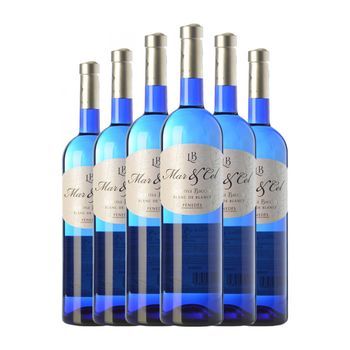 Lavernoya Vino Blanco Mar & Cel Lácrima Baccus Blanc De Blancs Penedès Joven 75 Cl 11.5% Vol. (pack De 6 Unidades)