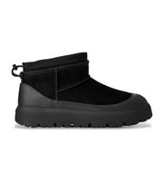 ugg para hombre 1174196 botines de piel classic ultra mini weather hybrid negro 44 plano nobuck cordones casual