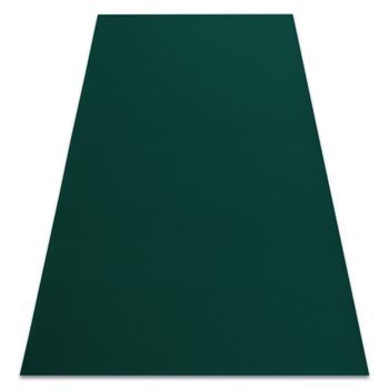 Alfombra Con Refuerzo De Goma Rumba 1970 Un Solo Color Botella Verde 200x400 Cm