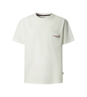 pepe jeans para hombre pm5010165 camiseta somer blanco m casual algodon manga corta