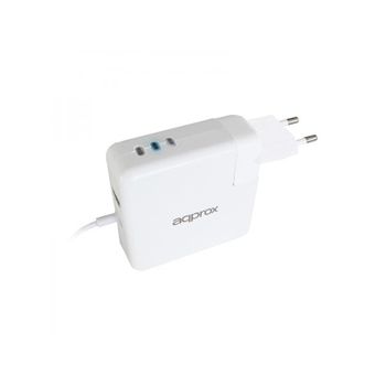 Approx appUAAPL adaptador e inversor de corriente Interior 85 W Blanco