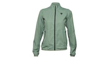Chaqueta cortaviento fox verde para mujer