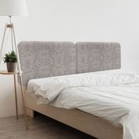 dhome cabecero tapizado liso redondeado tejido luxury para pared cabeceros absorbentes cabezal cama dormitorio tribal 160cm dual