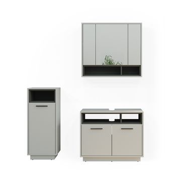 Conjunto De Muebles De Baño Beatrice 3 Piezas Vicco