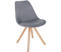 silla de salon sofia tapizada en tela 48x54x81 cm