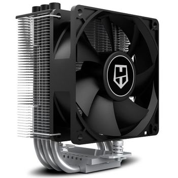 NOX XTREME PRODUCTS HUMMER H-903 Ventilador CPU compatible con Intel&AMD, ventilador 92mm PMW, 4 heatpipes base de aluminio y cobre, color negro