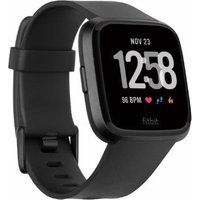 fitbit versa classic band - black small black
