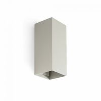 aplique de pared lune liso 2 luces
