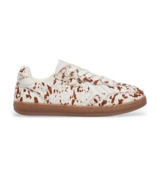 Pepe Jeans para mujer. PLS000028 Zapatillas Ball Animal blanco (39), Plano, Cordones, Casual, Animal print