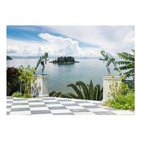 papel pintado 3d - puertas del paraiso 350x245 cm