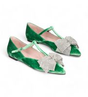 pretty ballerinas para mujer 51620 zapatos ella verde 40 piel plano 1 a 3cm ninguno casual