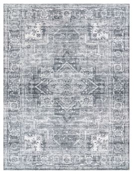 Alfombra lavable Cambria gris  60x100 cm