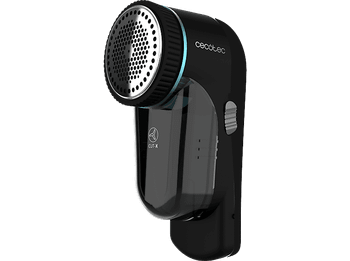 Quitapelusas - Cecotec Cut-X 4500 Garment, 45 min, 8800 rpm, Gran superficie 50 mm, Depósito de hilos, Carga USB, Black
