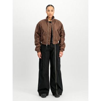 Alpha Industries Chaquetas 258010 MA-1 CROPPED LOOSE-204 POWDER BROWN para mujer