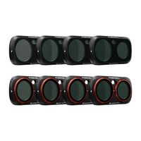 freewell - kit de filtros de intercambio rapido 812 unidades filtros ndpl nd glow mist lpr y cpl para accesorios de camara insta360 luna ultra