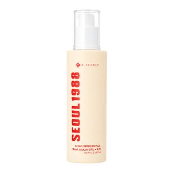 K-secret Cosmética Facial Seoul 1988 Essence : Snail Mucin 97% + Rice Tratamiento Facial Multifunción