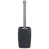 escobillero spirella retro de gres en color negro 42 x o115 cm