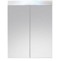 armario de pared con espejo blanco brillante kelia 60 cm