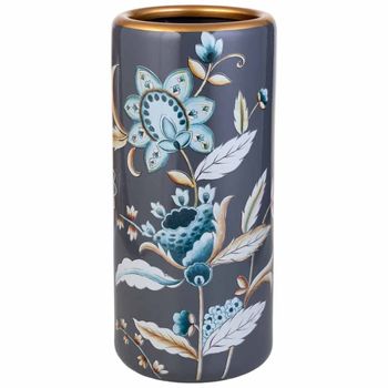 Paraguero de ceramica negro d22x45