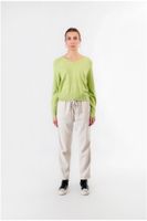 sueter cuello en v pistachio m