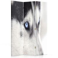 biombo wolf - separador de ambientes cm 110x150 3 paneles
