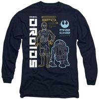 disney tops y camisetas rebel droids para mujer