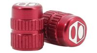 par de puntas de valvula schrader one box rojas