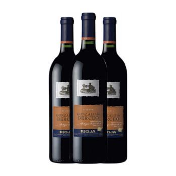 Berceo Vino Tinto Gonzalo Rioja Reserva 75 Cl 14% Vol. (pack De 3 Unidades)