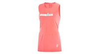 camiseta de tirantes compressport mujer ironman seaside coral