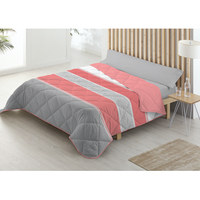 edredon nordico estampado cama 2 metros bolonia reversible coral donegal collections