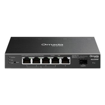 Switch TP-Link SG2206MP 5x Gigabit PoE+ SFP Apilable Montaje en Rack