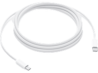 apple cable de usb-c 240w iphone ipad mac airpods 2 metros blanco