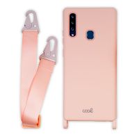cool funda colgante rosa para samsung galaxy a20s