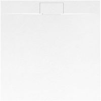 plato de ducha rea bazalt white 90x90