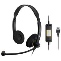 sennheiser sc 60 usb auriculares negros