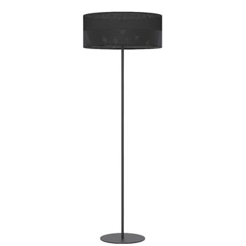 Lámpara de pie velto negro