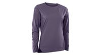 maillot mtb ion  strong scrub  strong  amp bat de manga larga para mujer morado