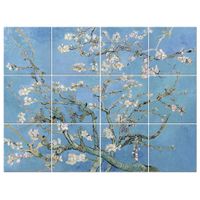 panel decorativo almendro en flor - vincent van gogh 150x200cm