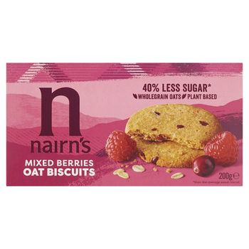 Nairns Mixed Berries Oat Biscuits