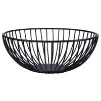 cesta de alambre de acero negro d20
