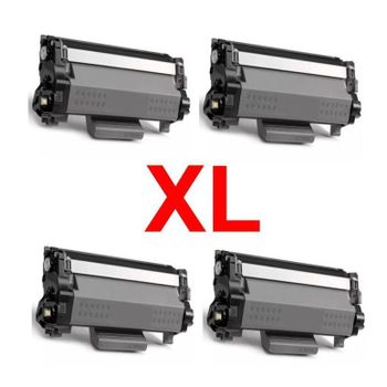 4 toner compatibles para Brother TN2510XL TN-2510 XL TN2510 XL alta capacidad