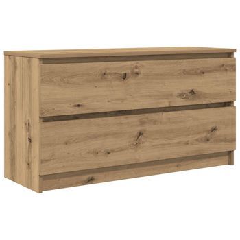 Mueble Para Tv | Mueble De Salón | Mesa De Tv Madera De Ingeniería Roble Artisan 100x35x54 Cm