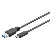 goobay cable usb-a 30 macho a usb-c macho 3m negro